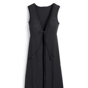 Peruvian Connection Goa Vest in solid Black